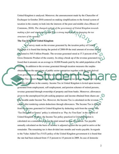 Attributes of a Tax System Which is Beneficial to the Economy