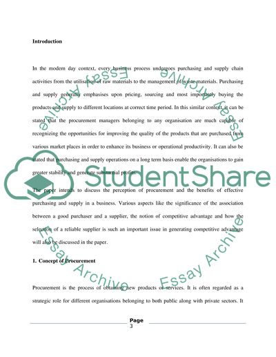 The Importance of Sustainable Purchasing and Supply