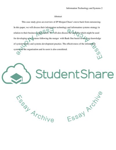 Information Systems and Technology