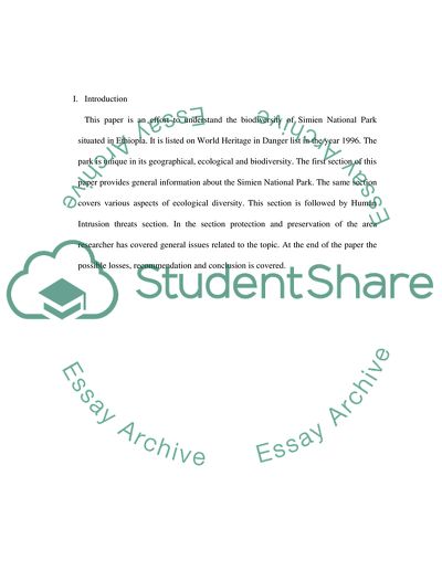 The Simien National Park - Ethiopia