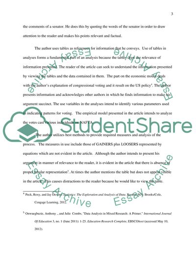 data analysis essay structure