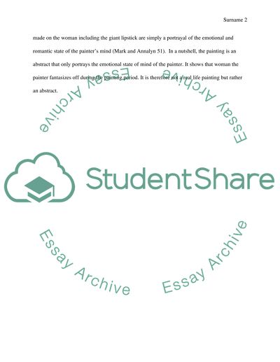 Art Analysis # 4 Expressive