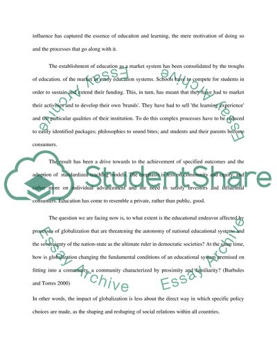 Social, Cultural, and Political Contexts of Education