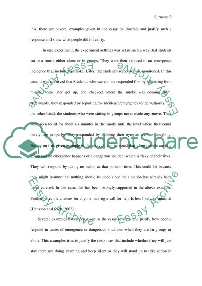 Take Our Responsibility in Groups