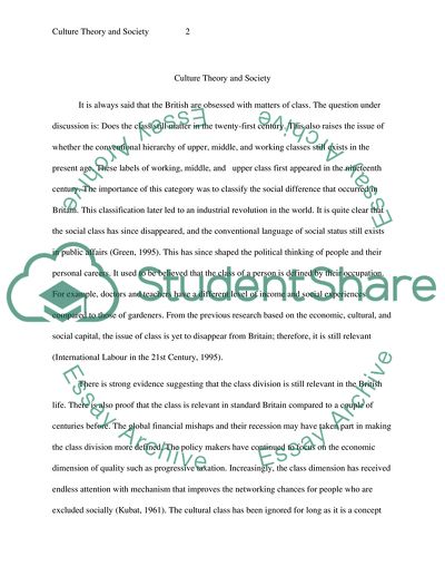 Is class still a relevant factor in 21st Century Britain