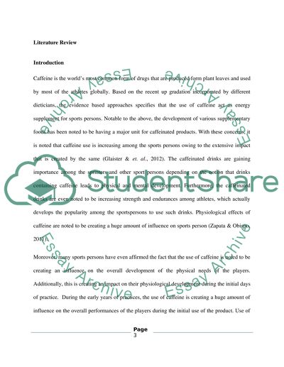 The effects of caffeine on sprint performance times in cyclists
