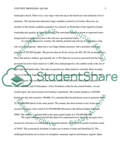 The Historical Political and Economic Factors in Qatar