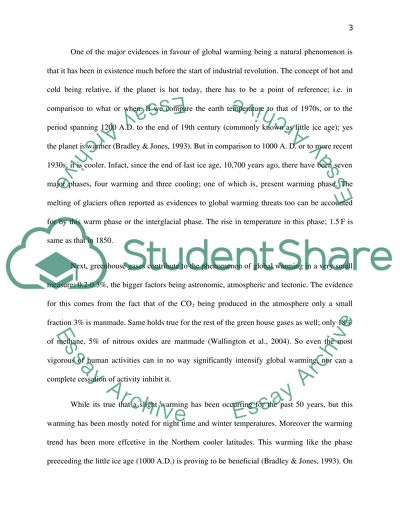 Is Global Warming a Genuine Threat to the Planet