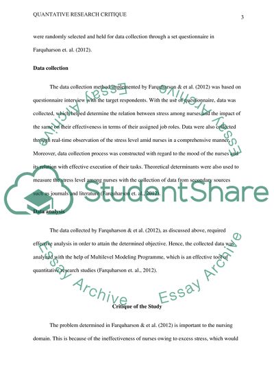 The Impact of Stress Among Nurses on Their Job Performance