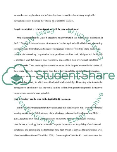 K-12 national Education Technology Standards for teachers