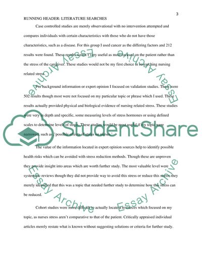 Literature Searches