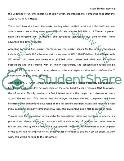 Mergers of large firms within Oligopolies