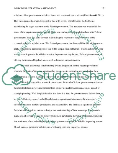Strategic Development and SWOT Analysis at Samsung