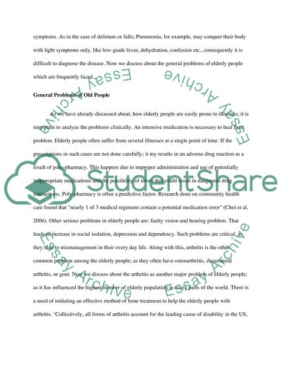 Plans for the Aging Populations Health Care Facility