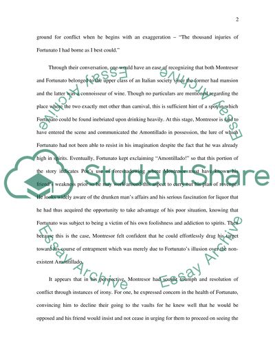 Cask of Amontillado (Part III)