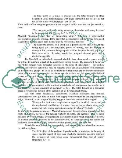 Fundamental Theories of Supply and Demand