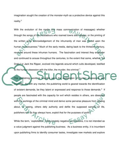 The True Crime Book Publishing Industry