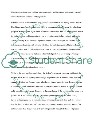 Valourec Case Analysis