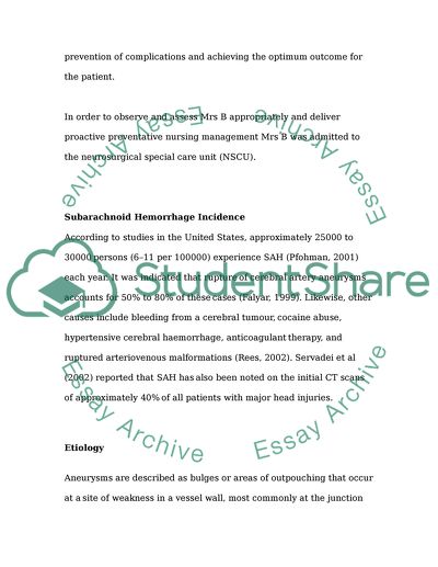 Nursing Assessment of the Special Patients