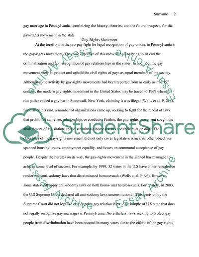 Pennsylvania Favors Homosexual Marriages