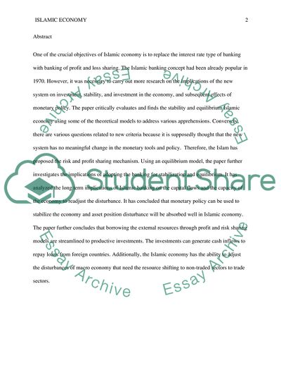 Existence and Stability of Equilibrium in an Islamic Economics