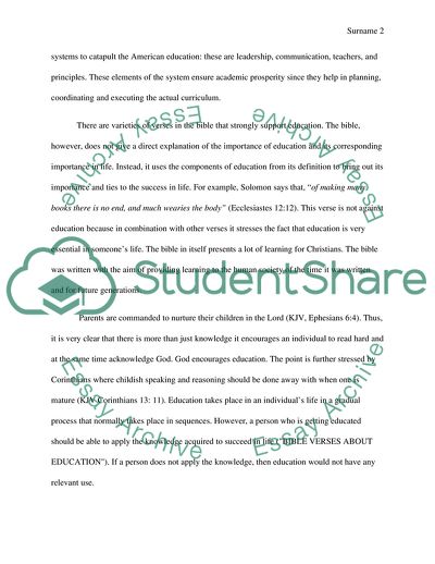 Education as a Valuable Asset