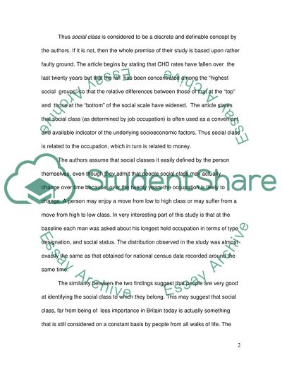 Analysis of Three Views on Social Class in the UK