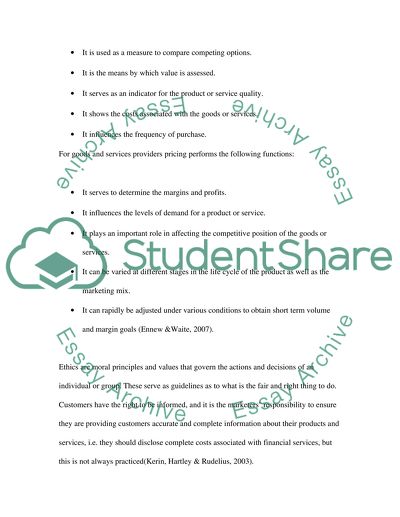 Financial Services Marketing in Barclays Bank