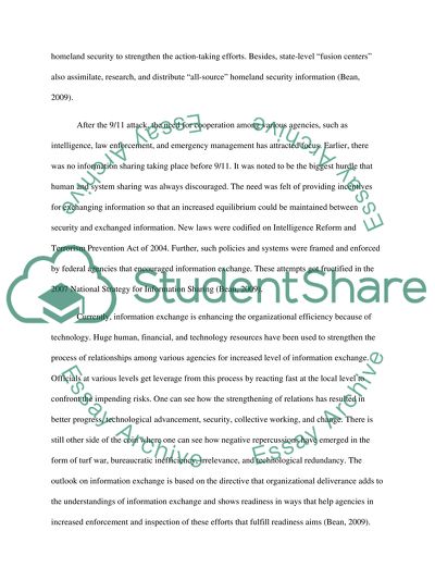 The Progress of the Department of Homeland Security