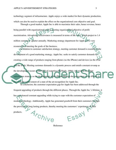 Apples advertisement strategies