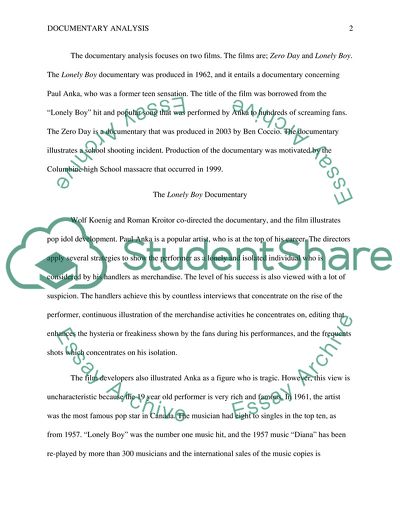 Zero Day and Lonely Boy Documentaries