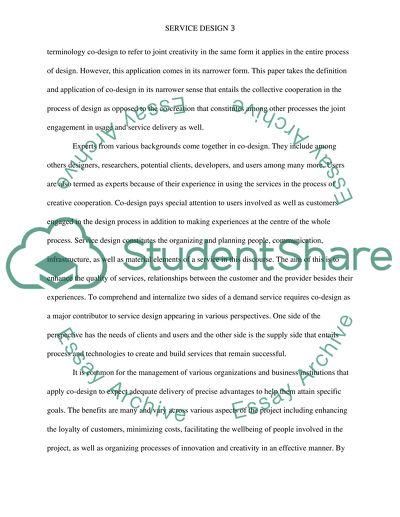 Co-creating Services and New Paths to Value