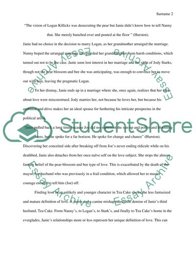 Zora Neale Hurstons Their Eyes Were Watching God