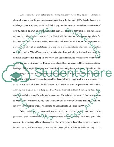 A Great Leader and Entrepreneur Donald Trump