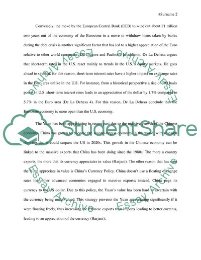 The International monetary and finance structure