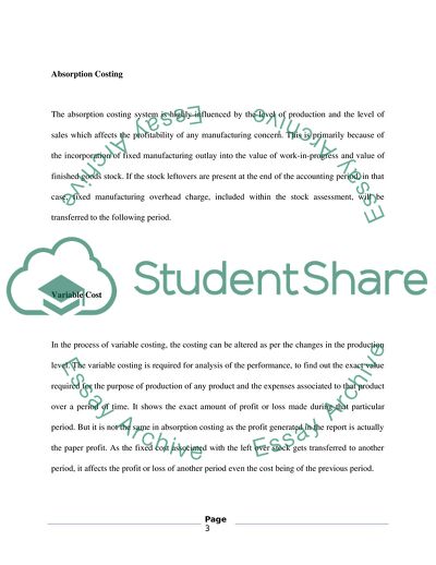 Managerial Accounting Practices