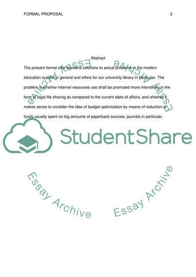 Formal Proposal on Legal Files Sharing