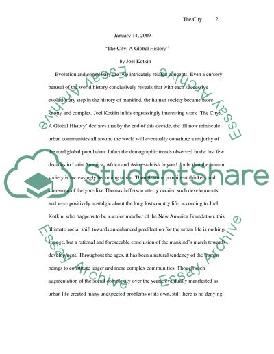 The City: A Global History by Joel Kotkin