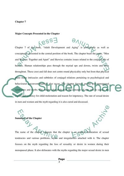 Adult Development and Aging