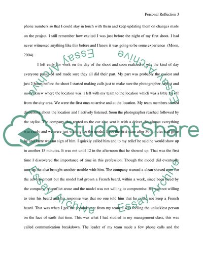 An Experience at the Workplace