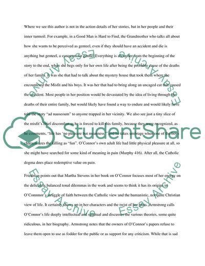 A Good Writer is Easy to Find: OConnor