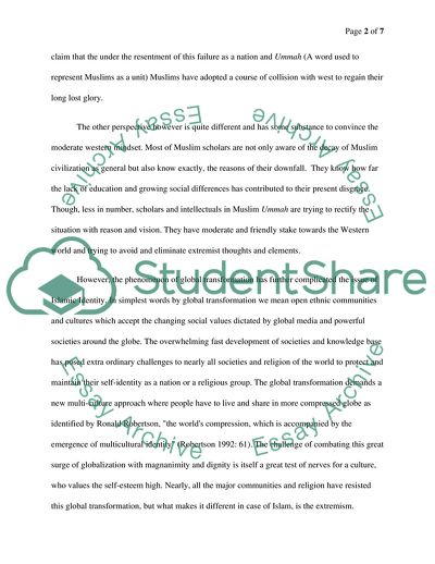 Clash of Civilizations as an Avoidable Phenomenon