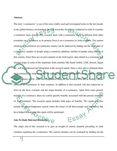 E-commerce in Arab Countries, What are the Benefits