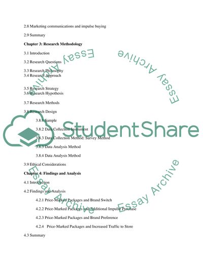 Impact of Price-Marked Packaging on Impulse Purchase Decision