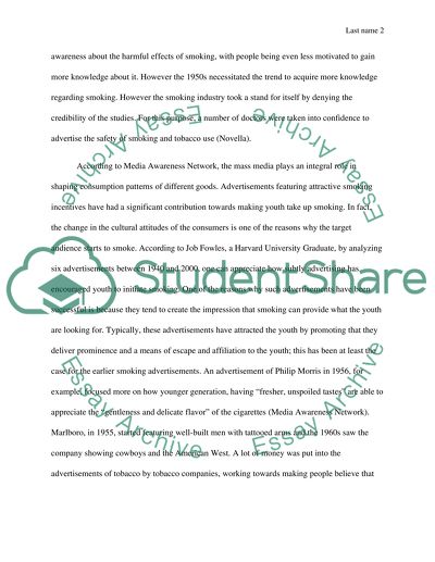 Shifting cultural attitudes towards smoking