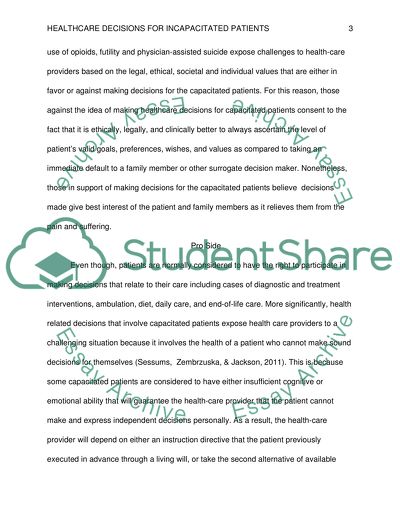 Healthcare Decisions for Capacitated Patients