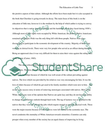 The Education of Little Tree