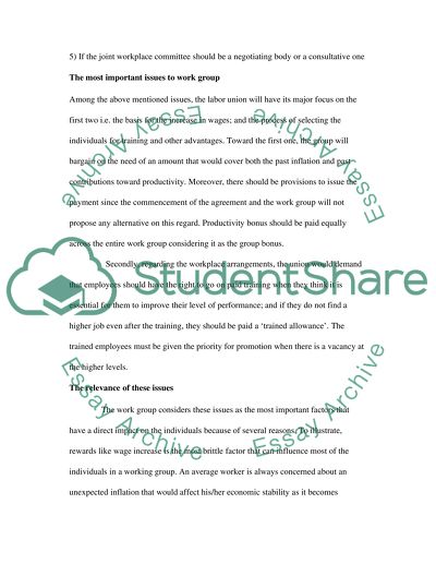 A Negotiation Plan Issues