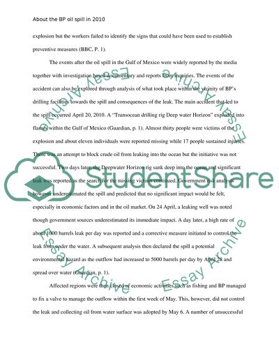 BP touts itself as green article, about the BP oil spill in 2010