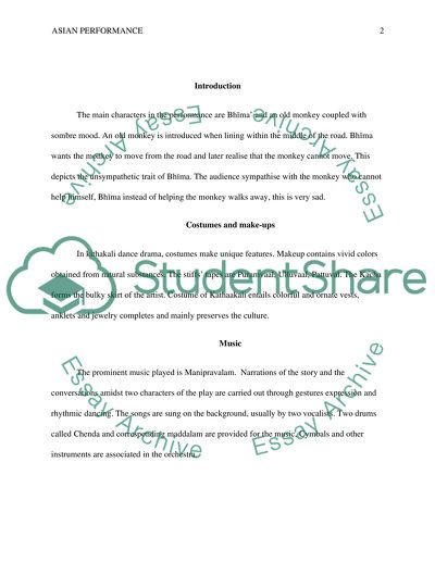 Asian Kathakali Performances